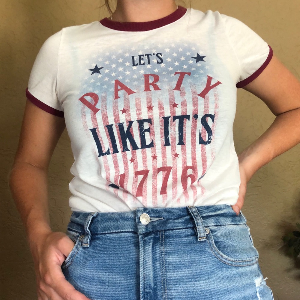 USA Ringer Tee